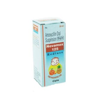Novamox 125mg dry Syp