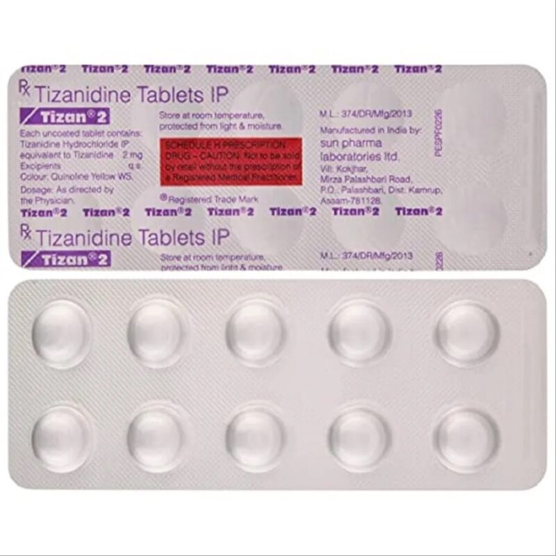 tizanidine 2mg