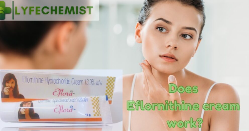 does eflornithine cream work