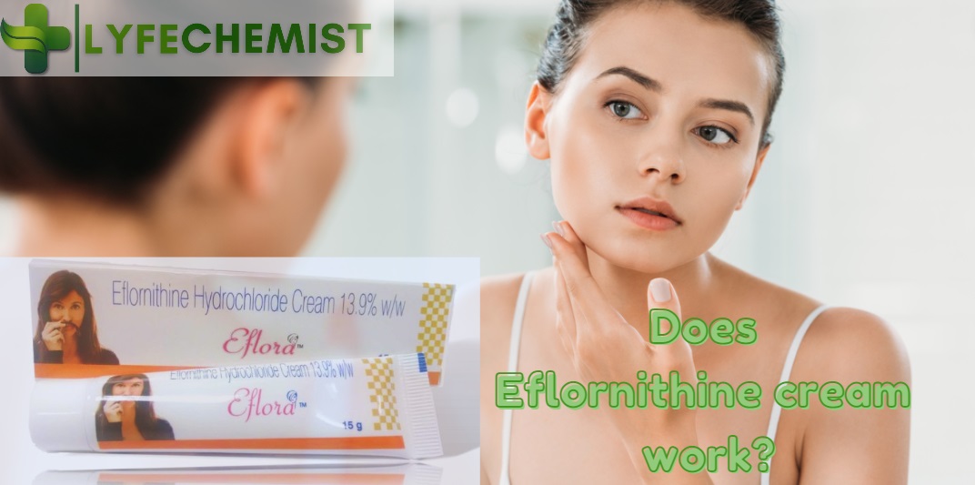 does eflornithine cream work