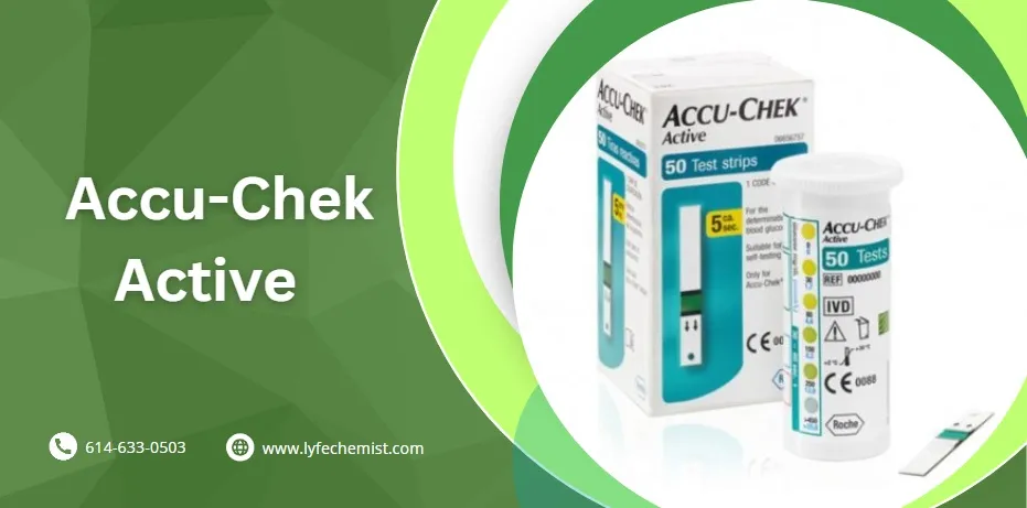 Accu-Chek Active Glucometer with Free 10 Test Strips