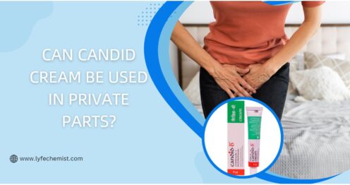 Can candid cream be used in private parts?
