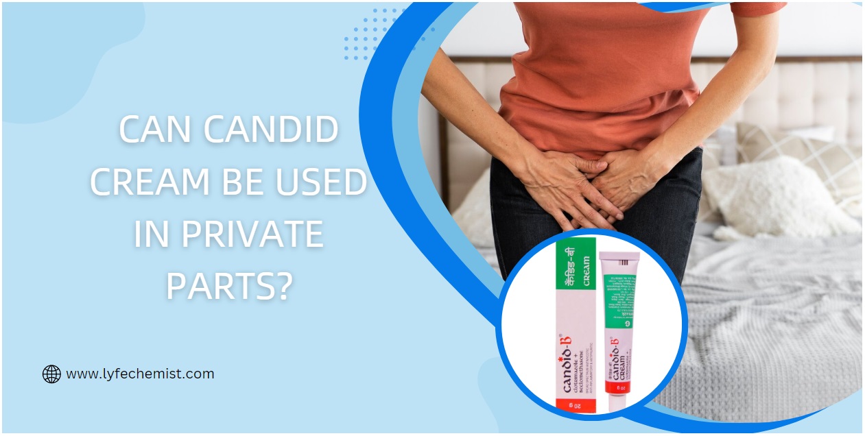 Can candid cream be used in private parts?